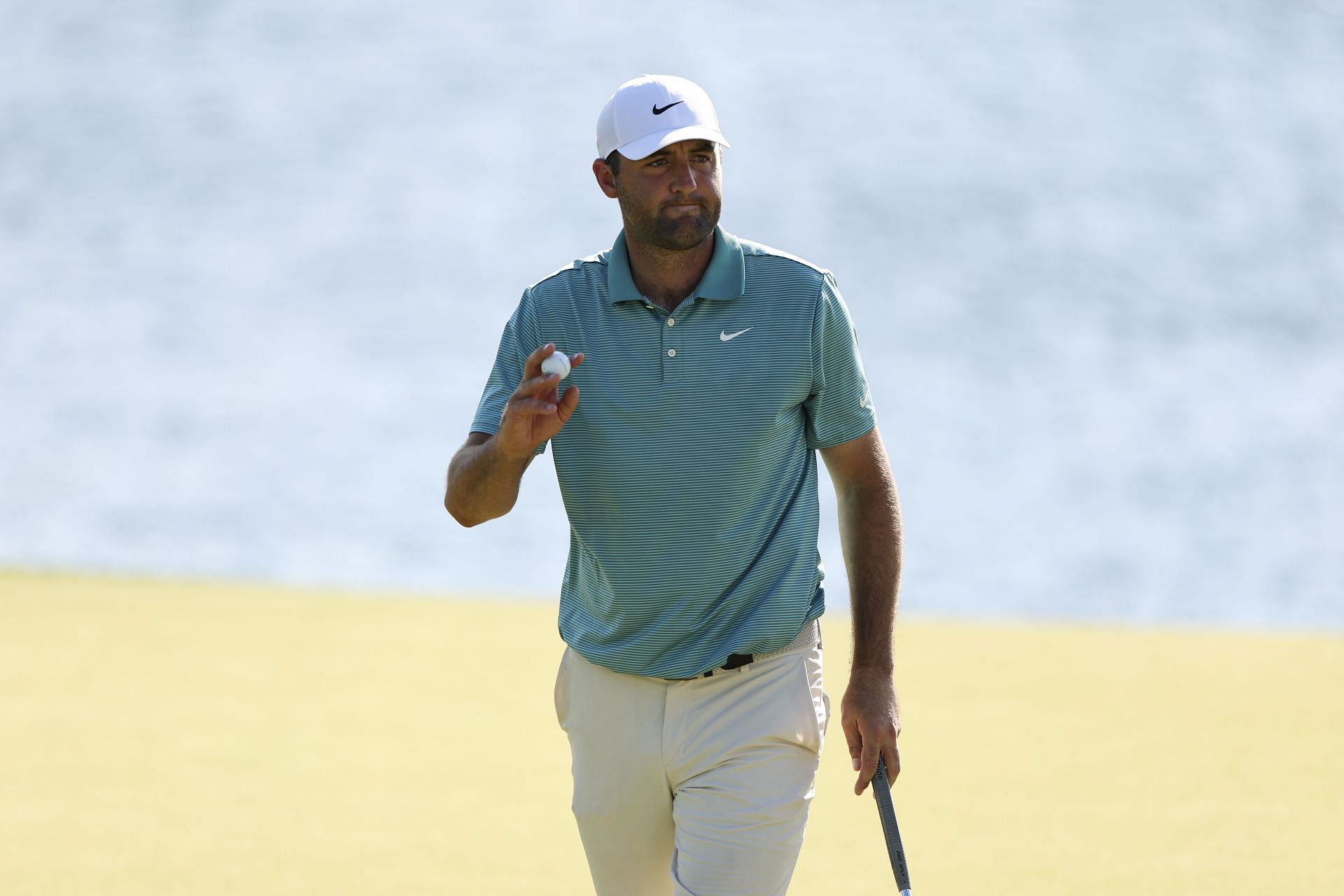 Scottie Scheffler at the 2025 PGA Championship - Source: Getty